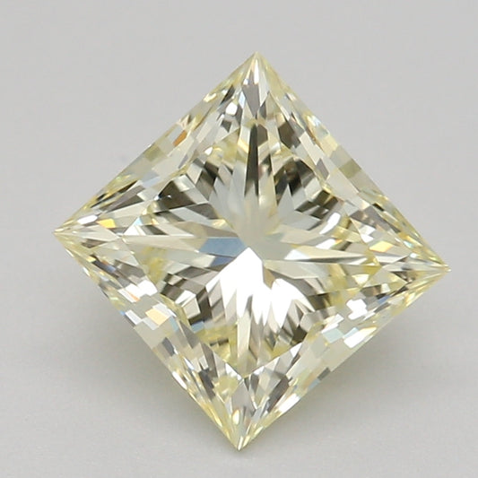 Lab-Grown Diamond 1.01ct, Princess, Yellow, VS1