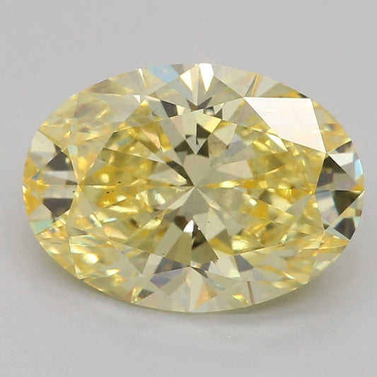 Lab-Grown Diamond 1.59ct, Oval, Yellow, VS2