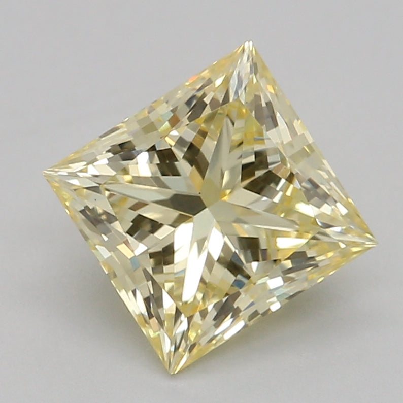 Lab-Grown Diamond 1.05ct, Princess, Yellow, VS2
