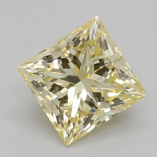 Lab-Grown Diamond 1.05ct, Princess, Yellow, VS2