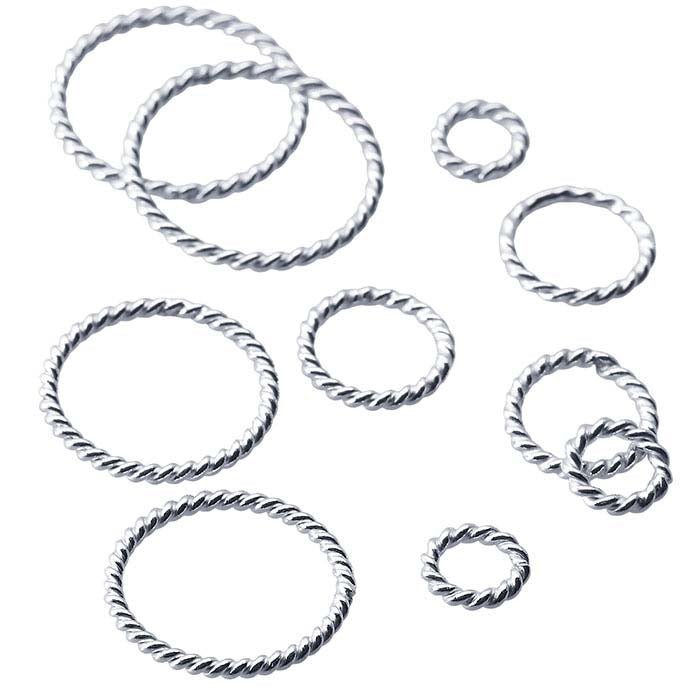 Sterling Silver 5.6mm Round Twist-Wire Closed Ring