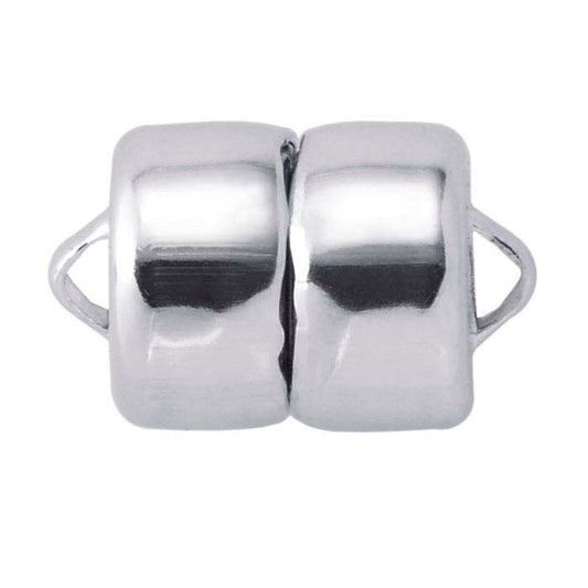 Chiusura Magnetica a Bottone Mag-Lok in Argento Sterling 12 x 8mm