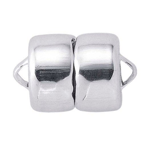 Brass 12 x 8mm Mag-Lok Magnetic Button Clasp
