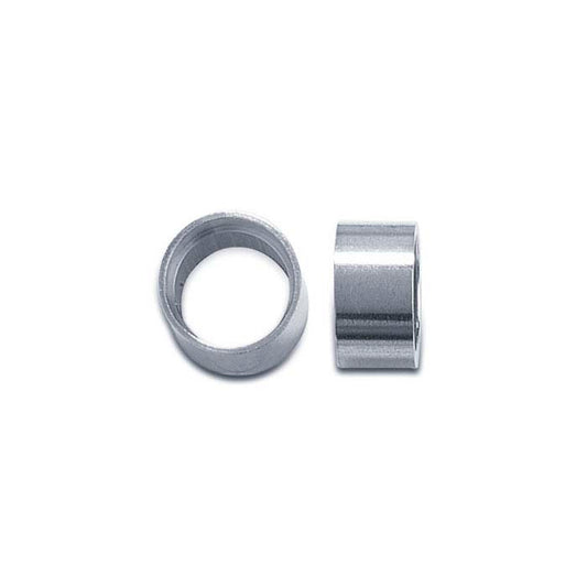 18K White Gold 4mm Round Tube Bezel Setting