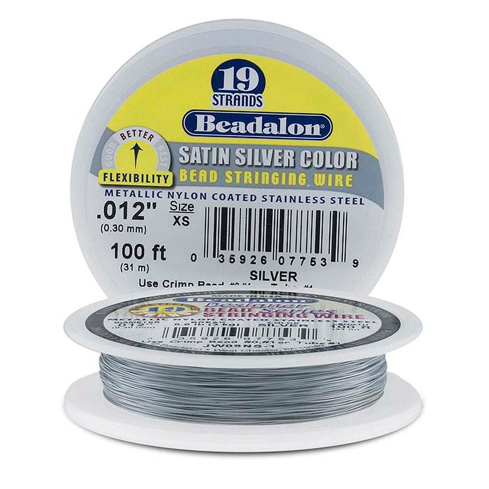 Beadalon® Designer Series 19-Strand Satin Silver Wire
