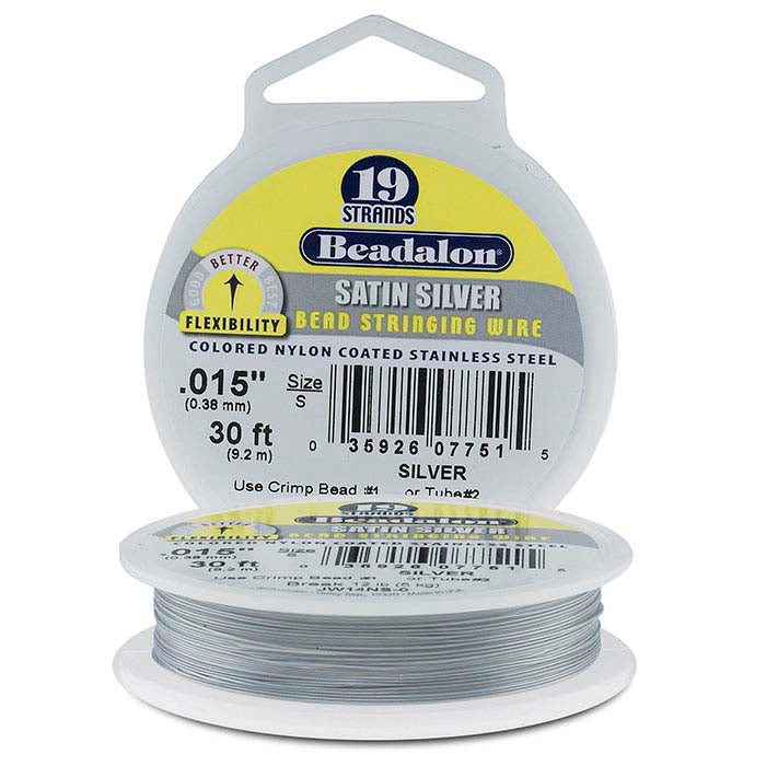 Beadalon® Designer Series 19-Strand Satin Silver Wire