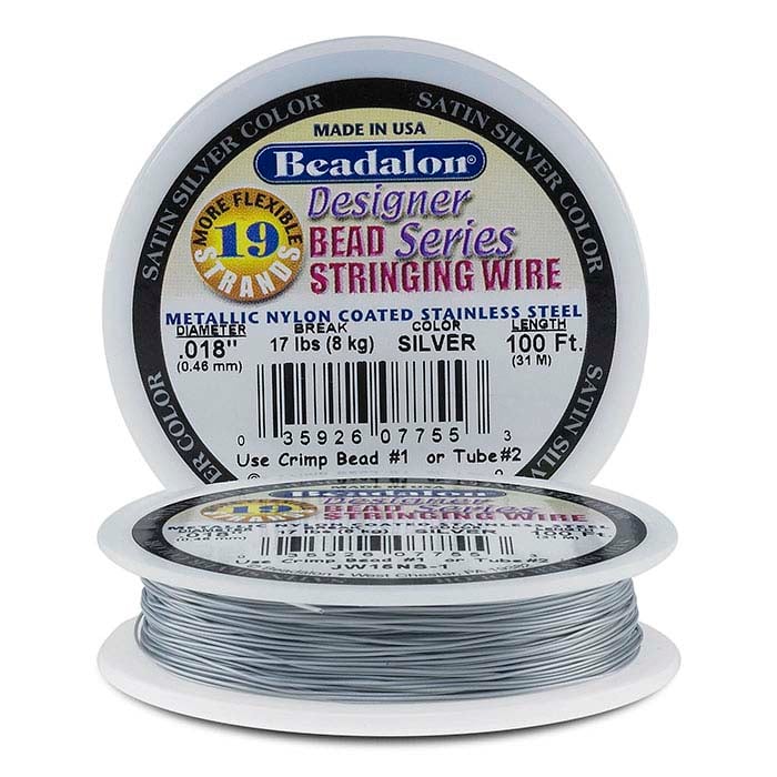 Beadalon® Designer Series 19-Strand Satin Silver Wire