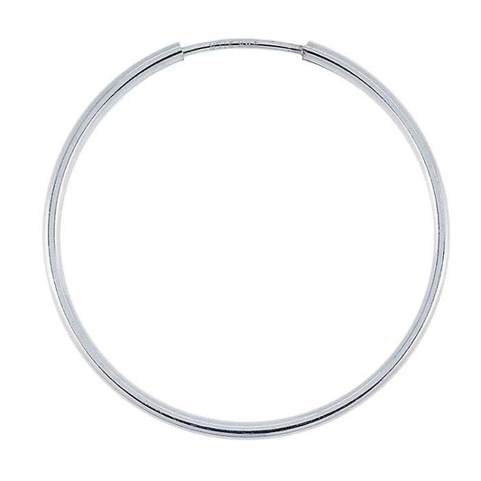 Sterling Silver 1.3 x 28mm Endless Hoop Earring