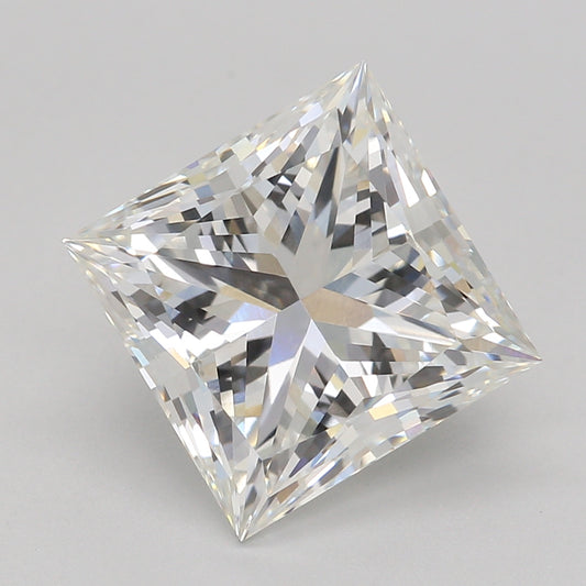 Lab-Grown Diamond 2.73ct, Princess, F, VVS2