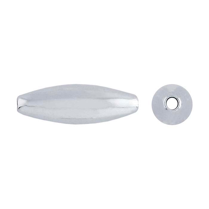 Sterling Silver 15 x 5 mm Melonpärla