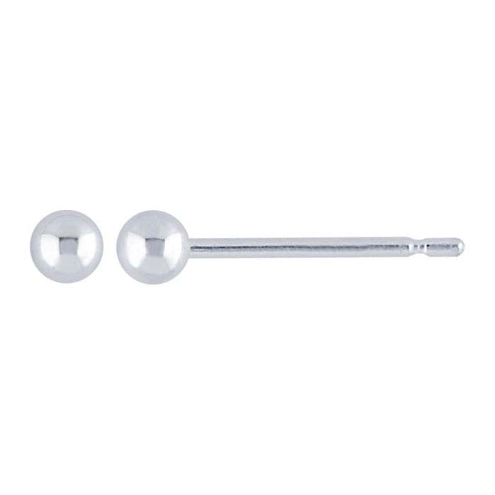 Sterling Silver Economy Ball Post Earring