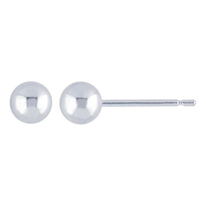 Sterling Silver Economy Ball Post Earring