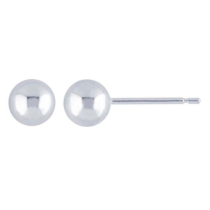 Sterling Silver Economy Ball Post Earring