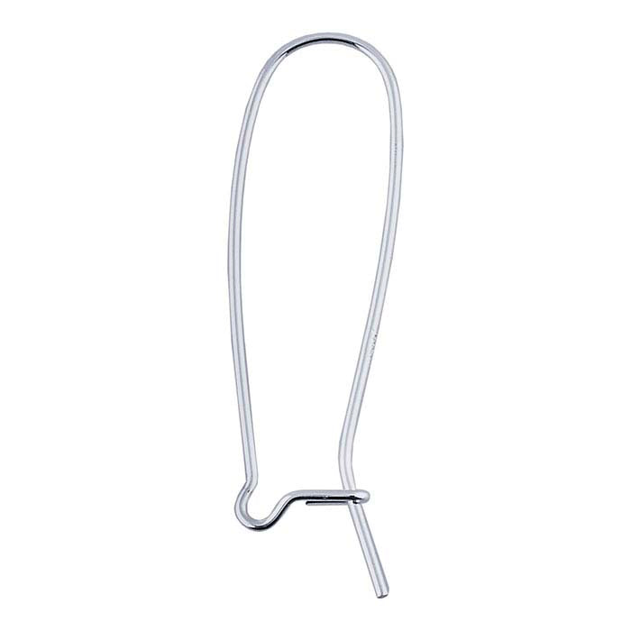 Sterling Silver Kidney Ear Wire