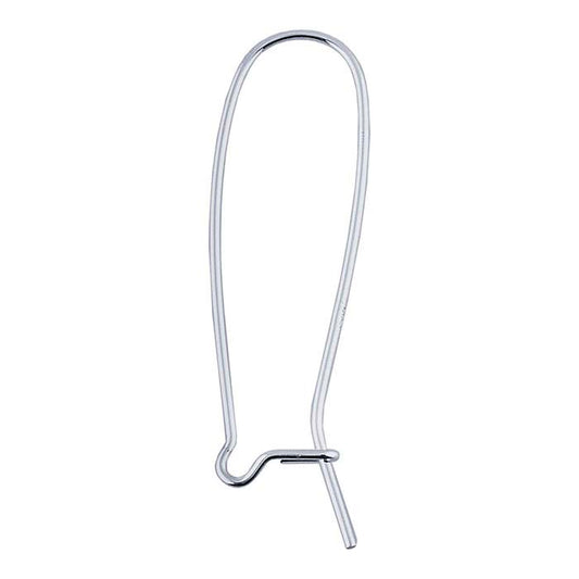 Sterling Silver Kidney Ear Wire