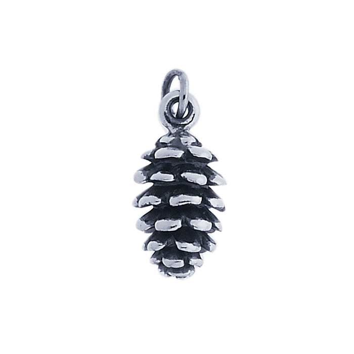 Sterling Silver Pine Cone Charm