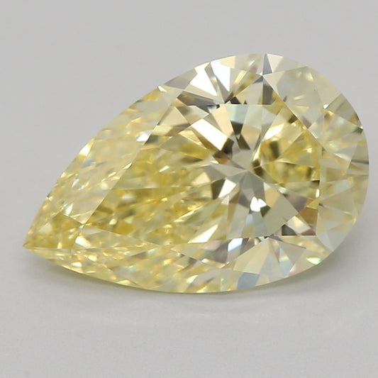 Lab-Grown Diamond 1.59ct, Pear, Yellow, VS1