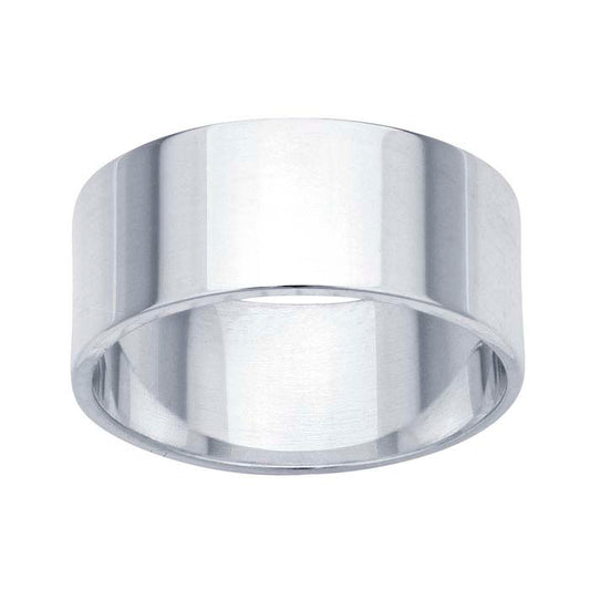 Nordt Sterling Silver Flat Wedding Band