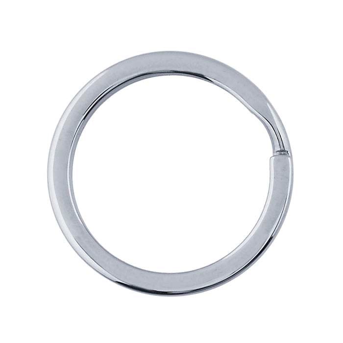 Stainless Steel Flat Split Key Ring