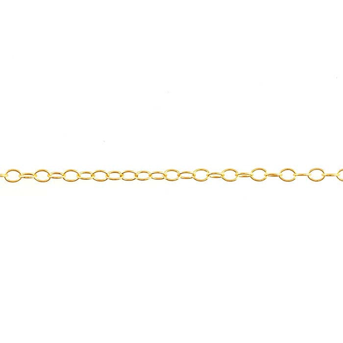 14/20 Yellow Gold-Filled Oval Cable Chain