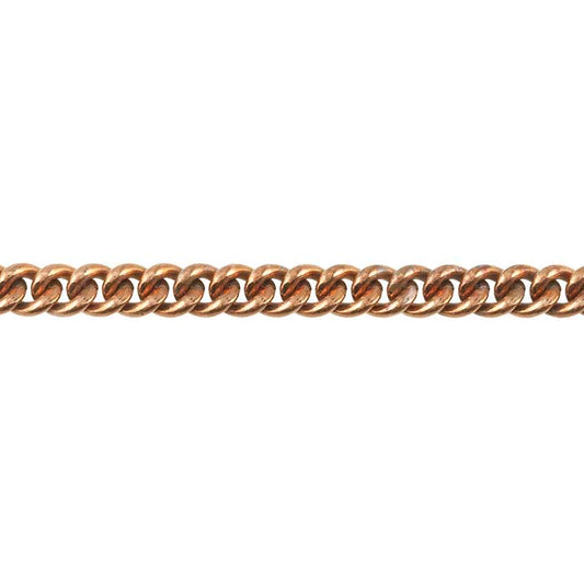 Copper 3.5mm Curb Chain, 6.1 m. Spool