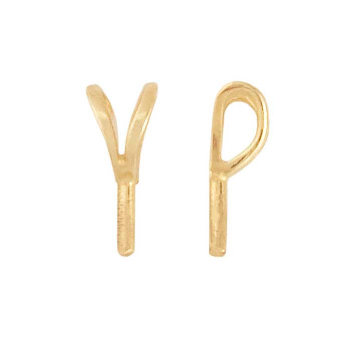 14K Yellow Gold Pearl Pendant Mounting