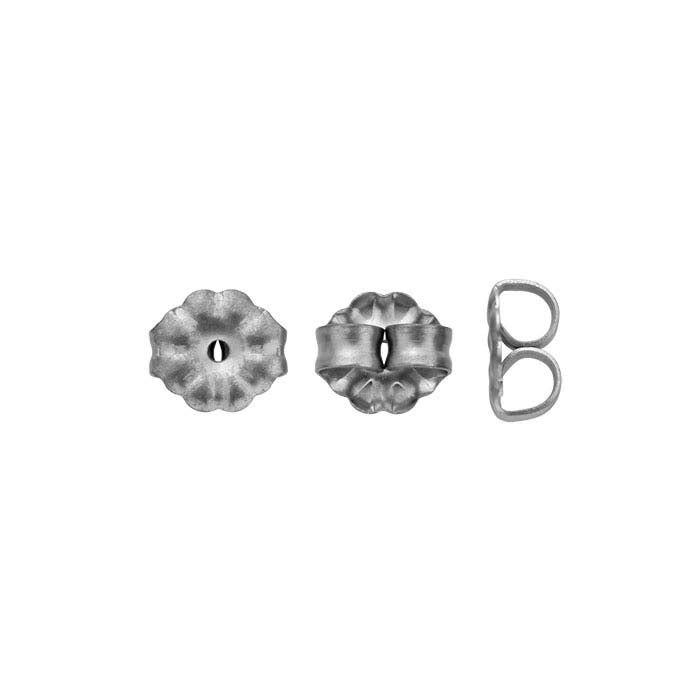Titanium 5mm dia. Medium-Weight Patterned Friction Ear Nut