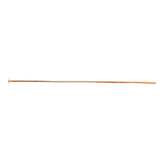Copper 50.8mm Head Pin, 1/2-Hard