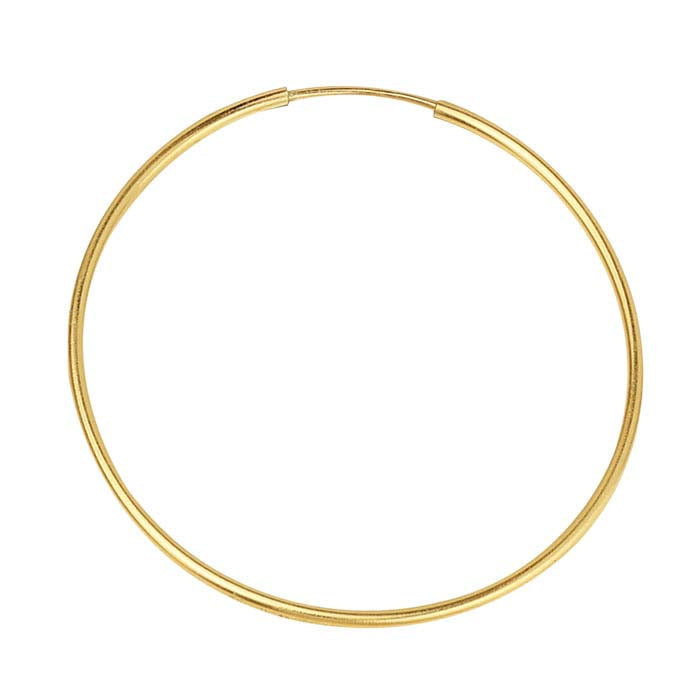 14/20 Yellow Gold-Filled Endless Hoop Earring