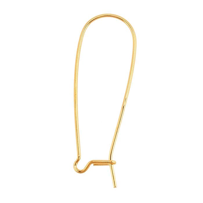14/20 Yellow Gold-Filled Kidney Ear Wire