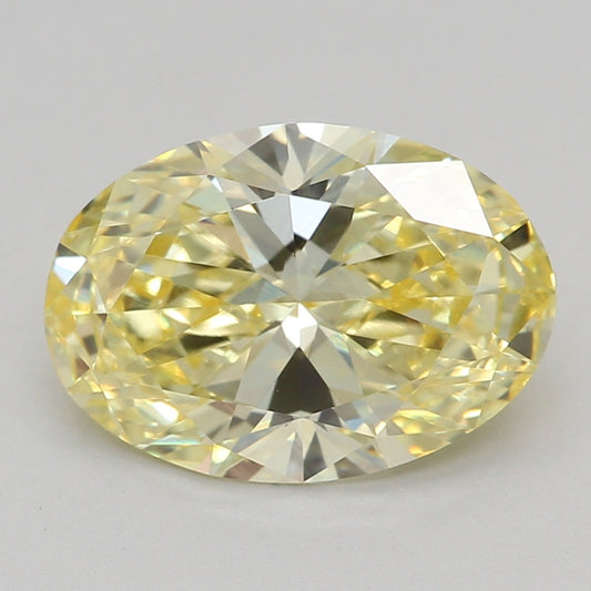 Lab-Grown Diamond 1.57ct, Oval, Yellow, VS1