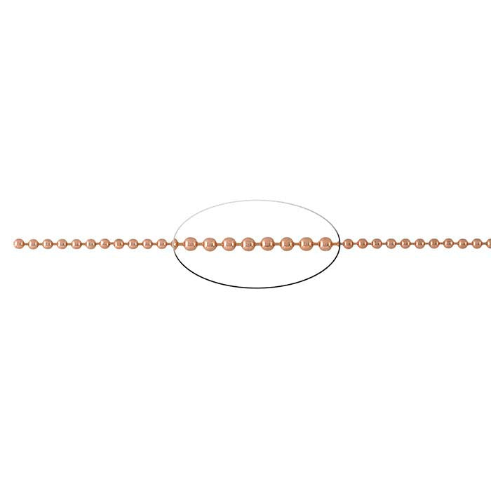 Copper Bead Chain