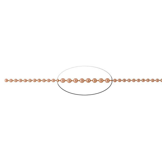 Copper Bead Chain