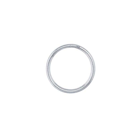Rostfritt stål nickelpläterad 8,2 mm rund delad ring
