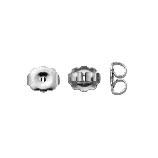 Stainless Steel 6.3mm Scalloped Ear Nut