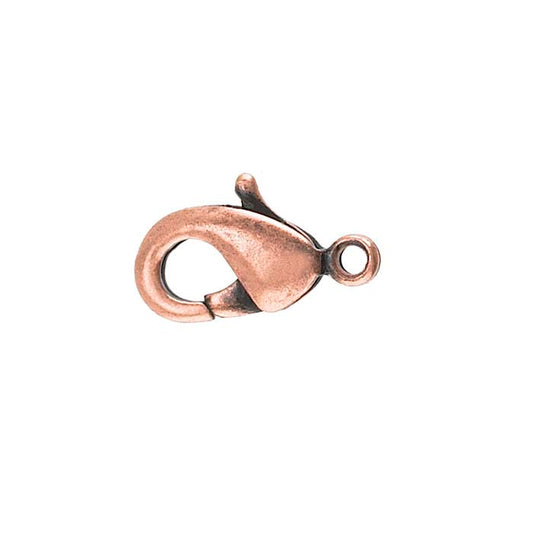 Mosiężny karabińczyk łezka 12 x 6,7 mm z zamkniętym oczkiem