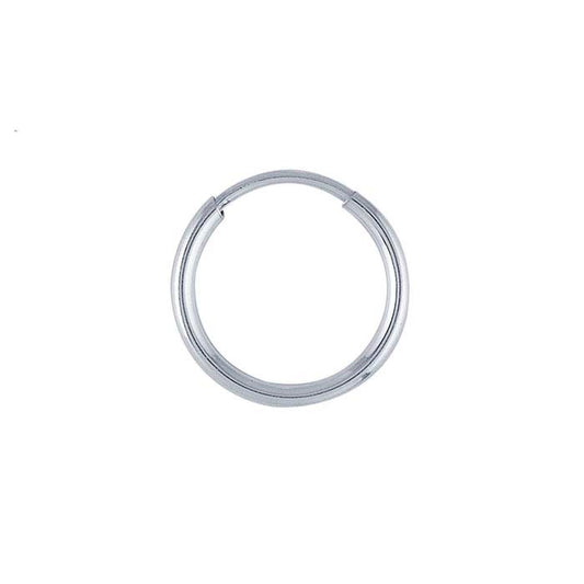 Sterling Silver 1.3 x 12mm Endless Hoop Earring