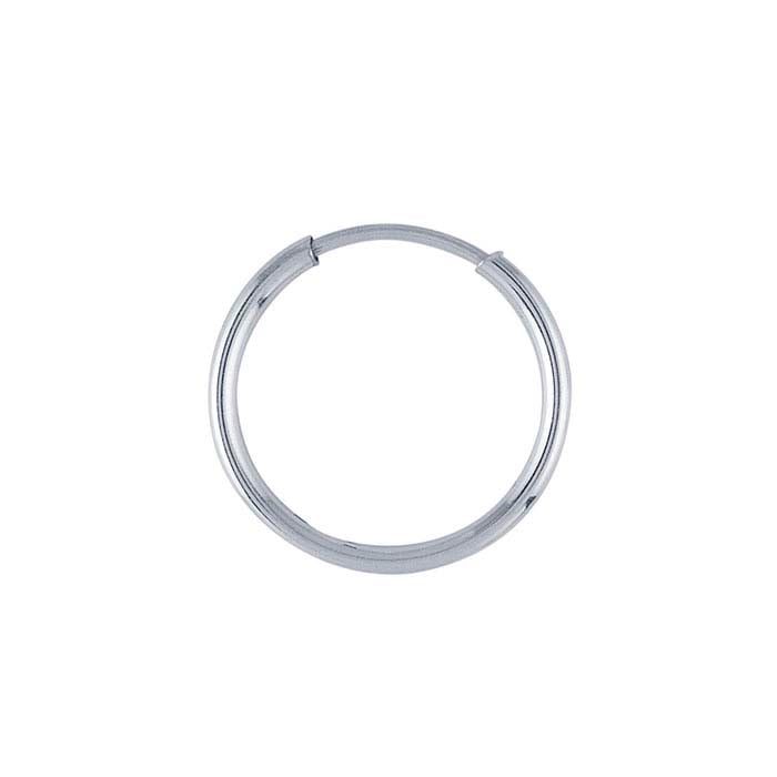 Sterling Silver 1.3 x 14mm Endless Hoop Earring