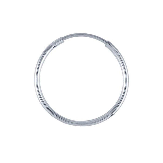 Sterling Silver 1.3 x 18mm Endless Hoop Earring