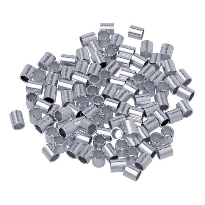 Sterling Silver Tube Crimp Bead