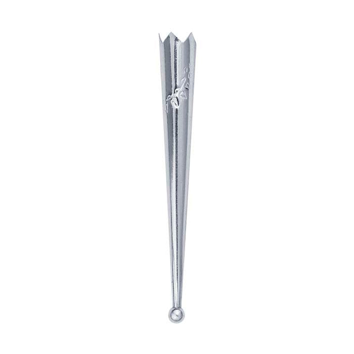 Sterling Silver Bolo Tip with 3mm Bead