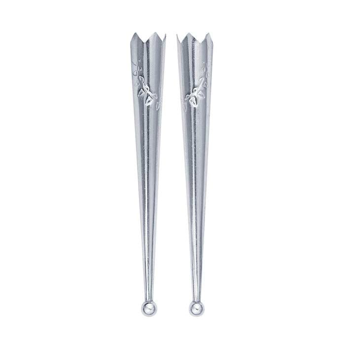 Sterling Silver Bolo Tip with 3mm Bead