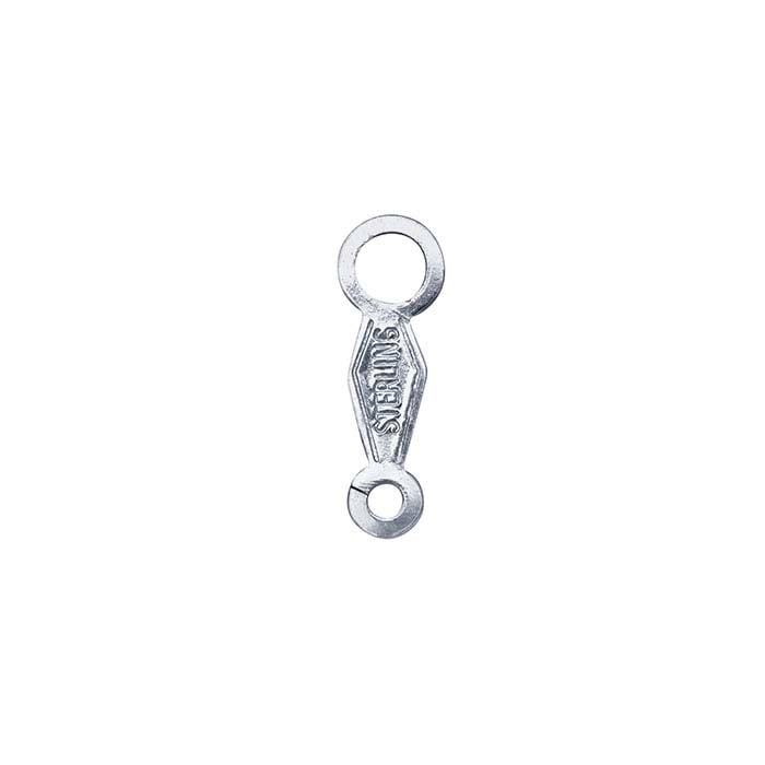 Sterling Silver 9.6 x 3.2mm "Sterling" Stamped Chain Tag