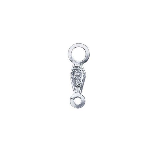 Sterling Silver 9.6 x 3.2mm "Sterling" Stamped Chain Tag