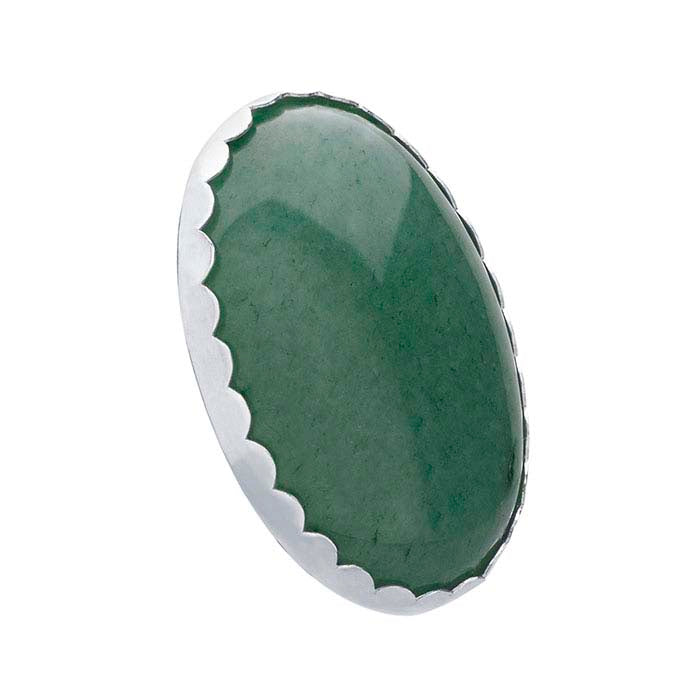 Oval Scalloped Bezel Cup Setting