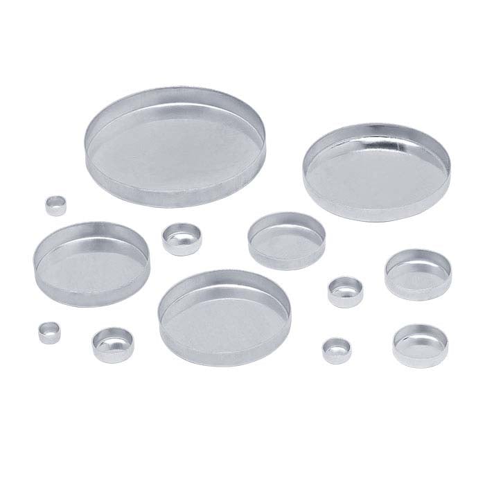 Sterling Silver 4mm Round Bezel Cup Setting