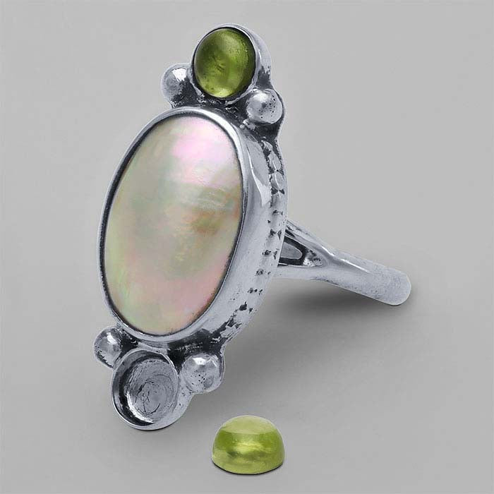 Sterling Silver 4mm Round Bezel Cup Setting
