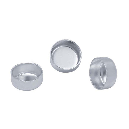 Sterling Silver 5mm Round Bezel Cup Setting