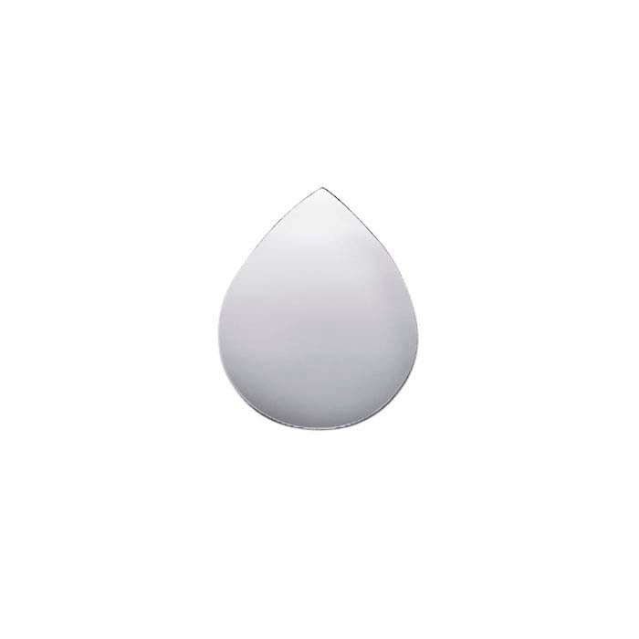 Stampo a goccia in argento sterling 30 x 24mm, 0,40mm