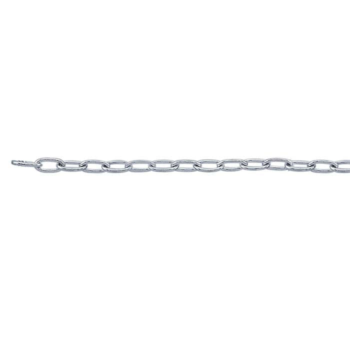 Sterling Silver 1.1mm Flat Oval Cable Chain